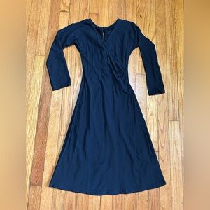 PATAGONIA W's Bay Laurel Faux Wrap Organic Cotton Dress SZ XS